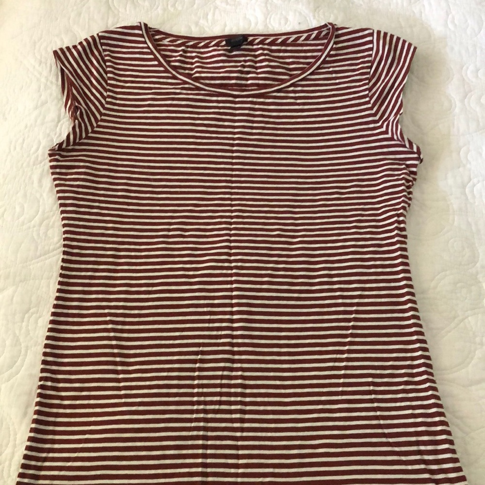 Striped JCrew Tee